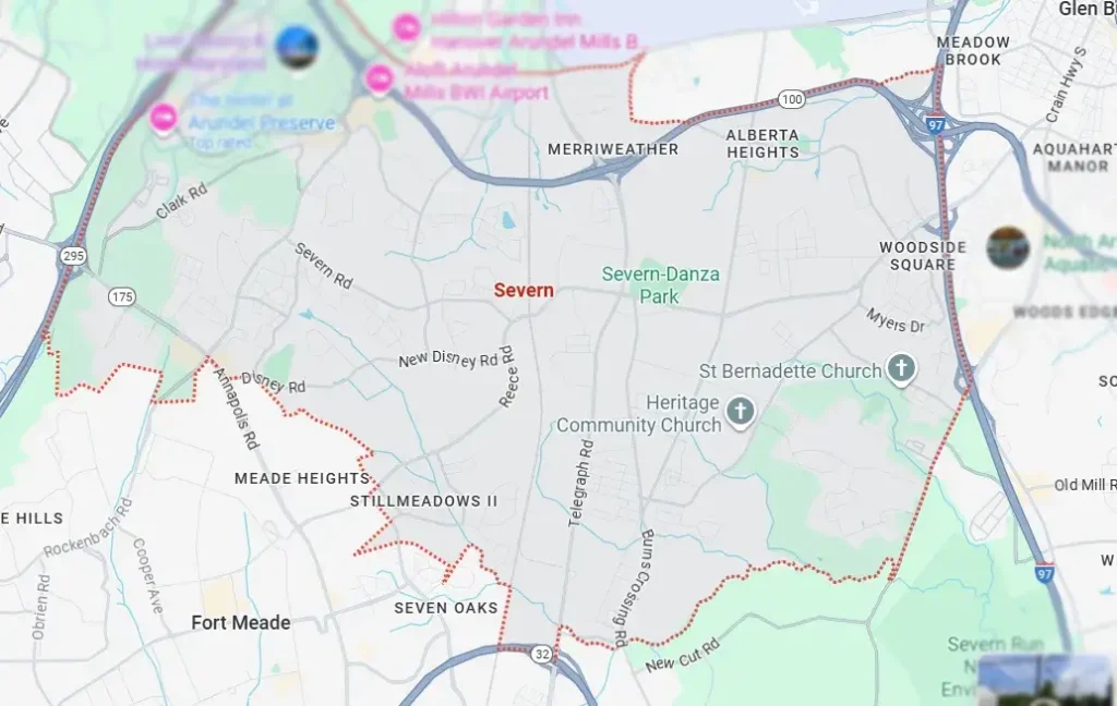 Residential emergency locksmith coverage Severn MD